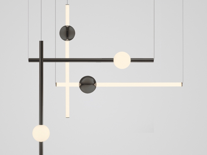 Потоличный светильник Gunmetal